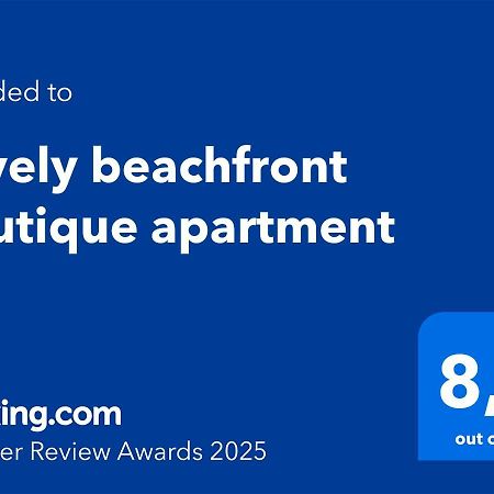 Lovely Beachfront Boutique Apartment Flic en Flac Luaran gambar